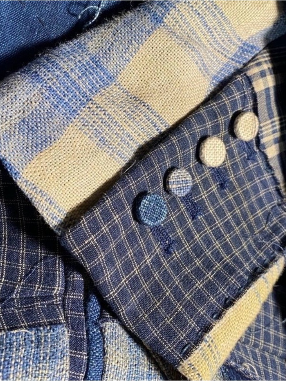 Ralph Lauren Purple Label Spring '06 Runway, Indigo Linen Patchwork Jacket - Picture 4 of 6
